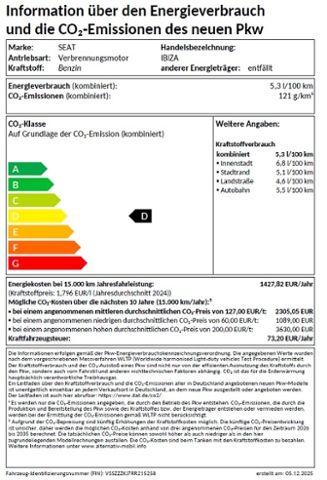 SEAT Ibiza 1,0 TSI DSG Style Edition VOLL LED LICHT+N,