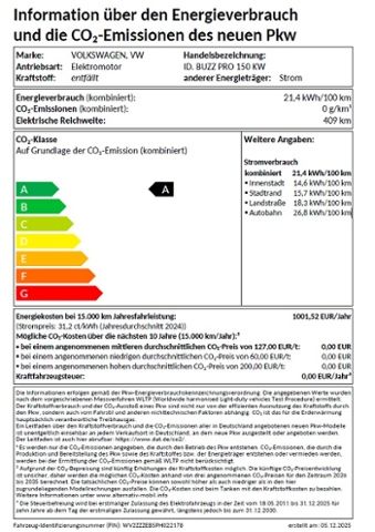 VW ID. Buzz Pro AHK+LED LICHT+NAVI+EL HECKKL+BEH MU,