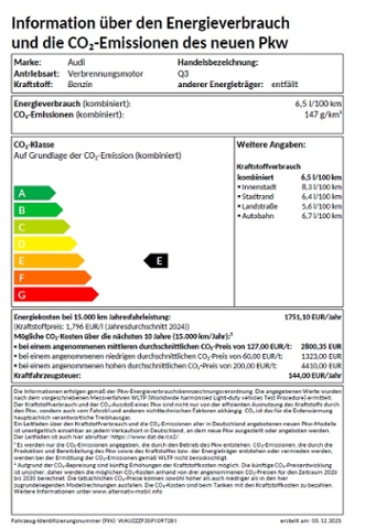 AUDI Q3 35 TFSI S tronic advanced NAVI+KAMERA+PDC+SIT,