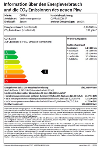 CUPRA Leon Sportstourer 1.5 eTSI OPF NAVI+LED LICHT+KE,